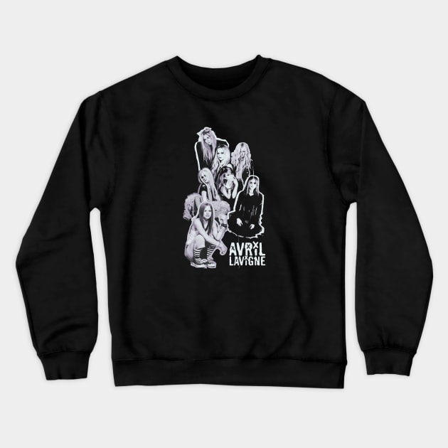 avril lavigne-vintage Crewneck Sweatshirt by tostsandstudio